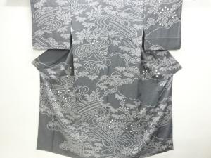 絞り松竹梅模様訪問着